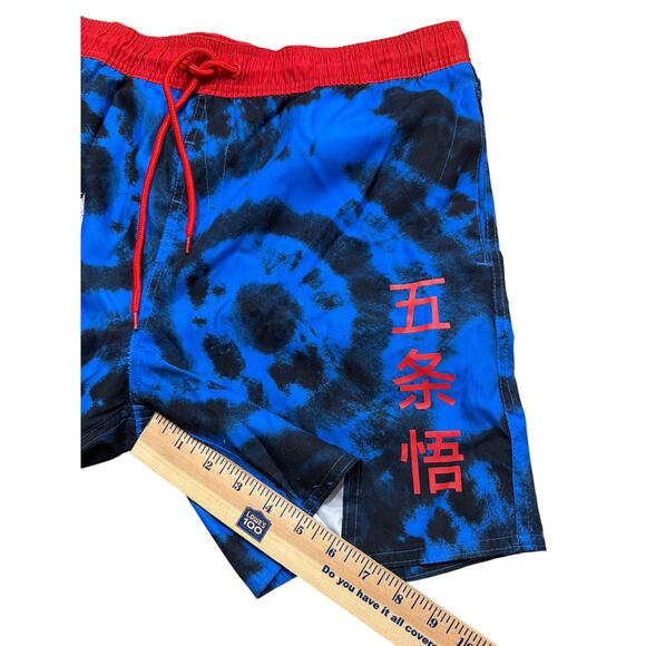 Jujutsu Kaisen Men's Blue Wash Swim Trunks Size Medium M New Anime Satoru Gojo - Picture 6 of 8